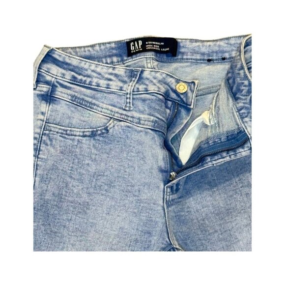 Effortless Style: GAP Light Wash Skinny Jeans Size 8, Excellent Condition - Picture 7 of 11